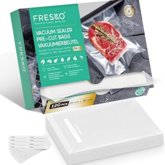 Sacchetti Sottovuoto Alimenti FRESKO 120pcs 20x30cm Senza BPA