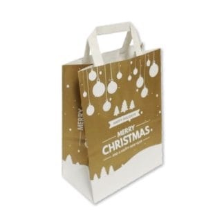 Shopper di carta natalizia Merry Christmas, 300 pezzi