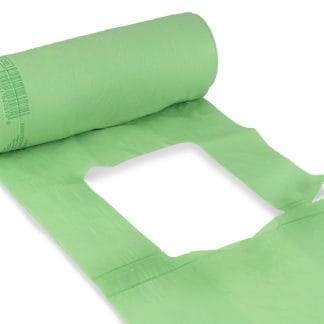 Shopper in Rotoli Biodegradabili Compostabili, Rotolo da 60pz o scatole da ingrosso