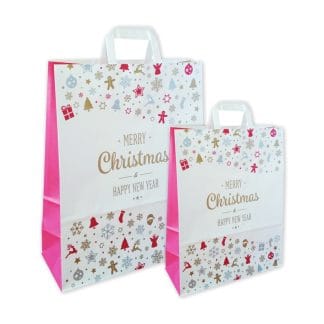 Shopper di carta natalizia Fantasy Christmas, 300 pezzi
